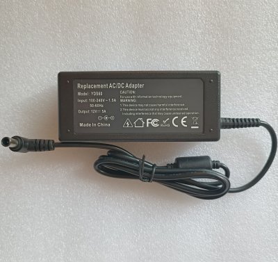 12V 5A 60W AC Adapter Replacement Power Supply For LG Monitor