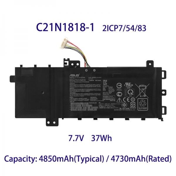 B21N1818-1 Battery Replacement For Asus Y5200F FL8700F X409F X409FB - Click Image to Close