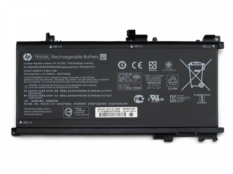 HP 849910-850 Battery TE03061XL-PR For Omen 15-AX Pavilion 15-BC - Click Image to Close