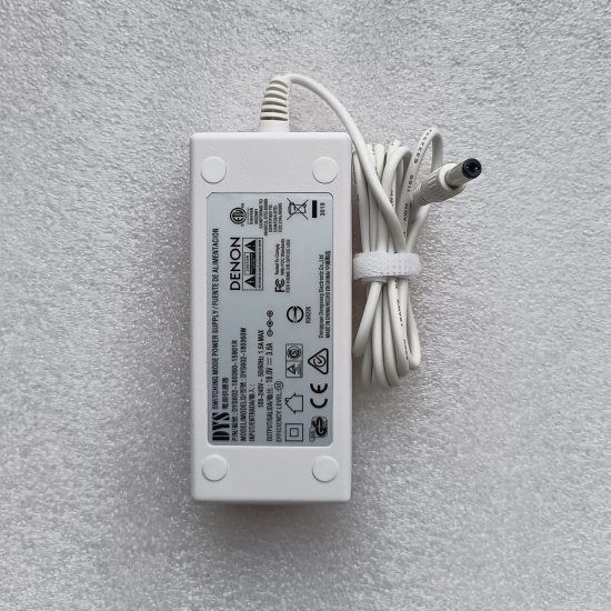18V 3.6A DYS602-180360W DYS SWITCHING MODE POWER SUPPLY DYS602-180360-15901R Tip 5.5mm x 2.1mm