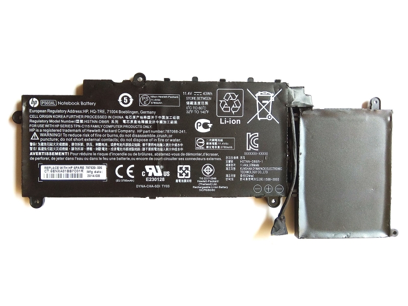 HP PS03XL Battery PL03043 HSTNN-DB6R-1 For Stream X360 11-P010NR 11-P110NR - Click Image to Close