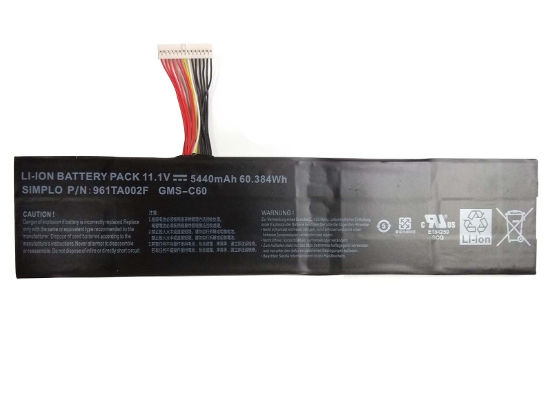 GMS-C60 Battery Replacement 961TA002F For Razer Blade R2 17.3 - Click Image to Close