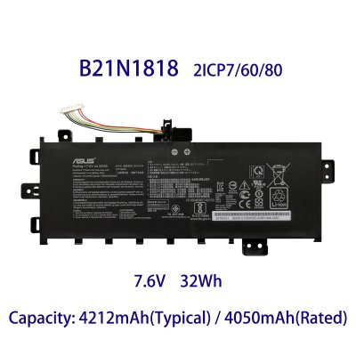 B21N1818 Battery Replacement For Asus VivoBook 15 X512DA X512DK X512FA X512FL X512UB X512UF