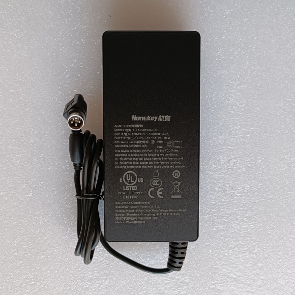 HKA250190A3-7D 19V 13.16A 250W Huntkey 4Pin AC Adapter Replace BPM200S19F02 Power Supply - Click Image to Close