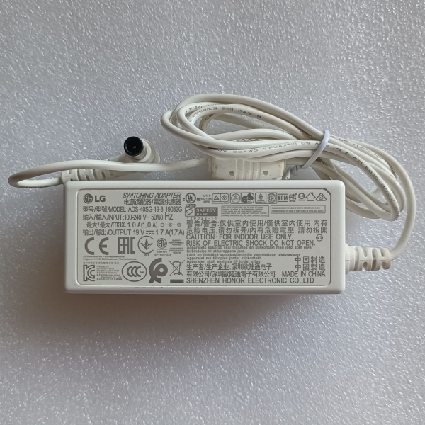 LG 24MP56HC 24MP56HN 24MP56HQ 24MP56HQ-P Power Supply AC Adapter 19V 1.7A - Click Image to Close
