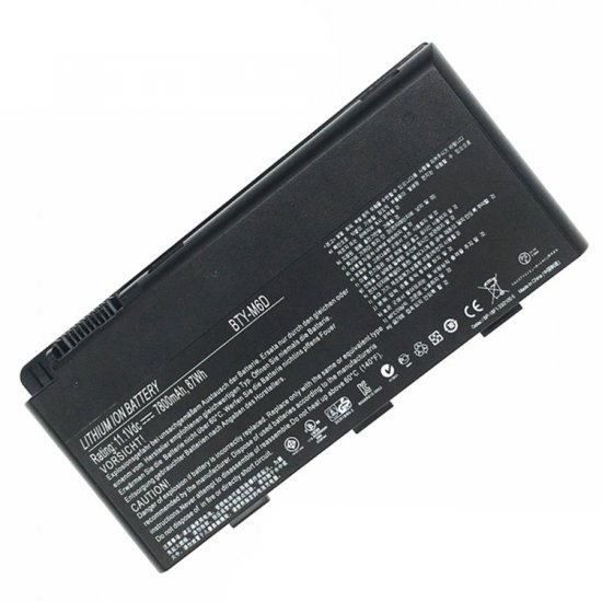 MSI GT663R-i7468BLW7P GT780-221US GT780R-012US GX660-076EU GX680-245US Battery