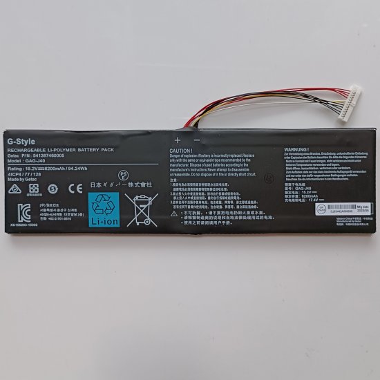 541387460003 GAG-J40 Gigabyte Aorus X9 X5 V8 X7 DT V8 X9 DT X7 DT V6 Battery