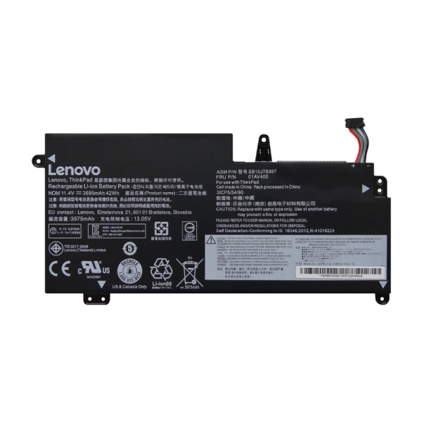 Lenovo SB10K97594 SB10J78997 SB10J78998 SB10J78999 Battery For ThinkPad S2 13 - Click Image to Close