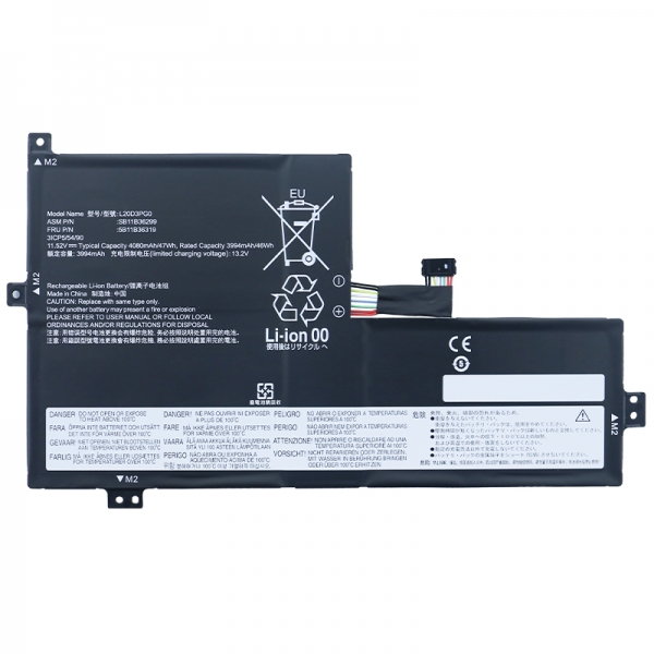 L20C3PG0 Battery Replacement SB11B36305 5B11B36308 For Chromebook 500e Gen 3 - Click Image to Close