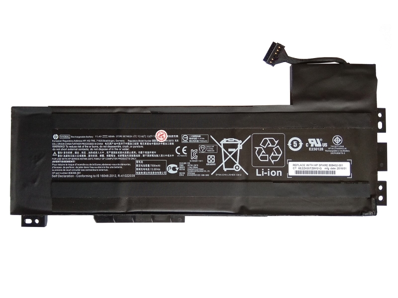 HP 808452-001 Battery VV09090XL For ZBook 15 G3 - Click Image to Close