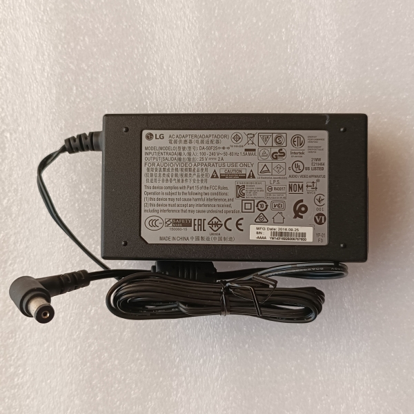 LG NB5530A S73A1-D Sound Bar AC Adapter Power Supply DA-50G25 - Click Image to Close