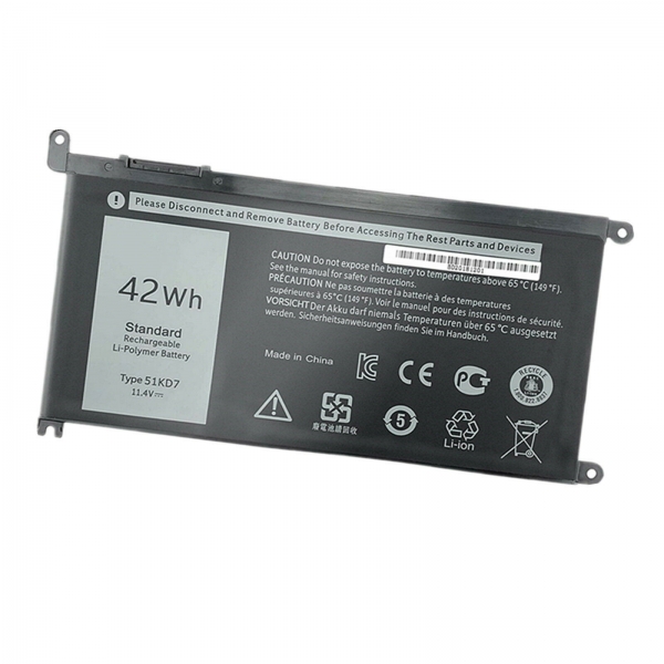 Dell 51KD7 Battery Replacement FY8XM Y07HK 0FY8XM For Dell Latitude 11 3180 3189 - Click Image to Close