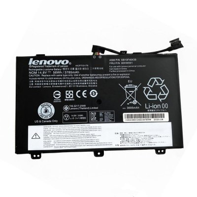 00HW000 SB10F46438 Battery For Lenovo ThinkPad S3 Yoga 14