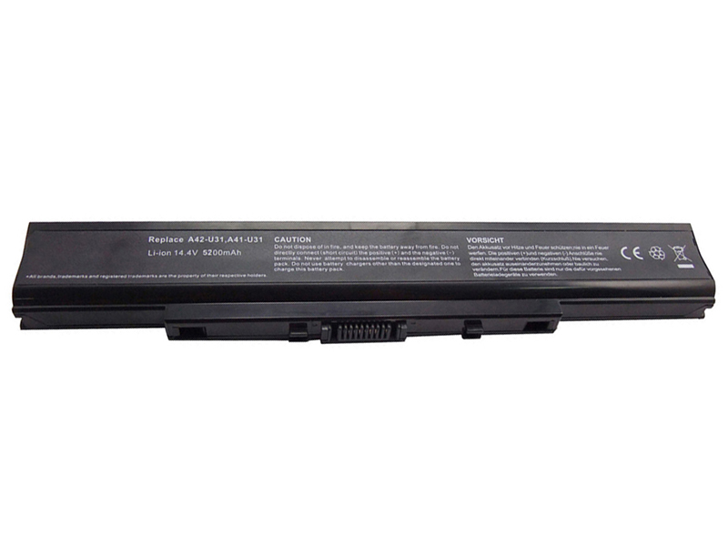 A42-U31 Battery For Asus A32-U31 P31JG P31SG P41JC P41SV U31JF U31KB X35KI X35SD - Click Image to Close