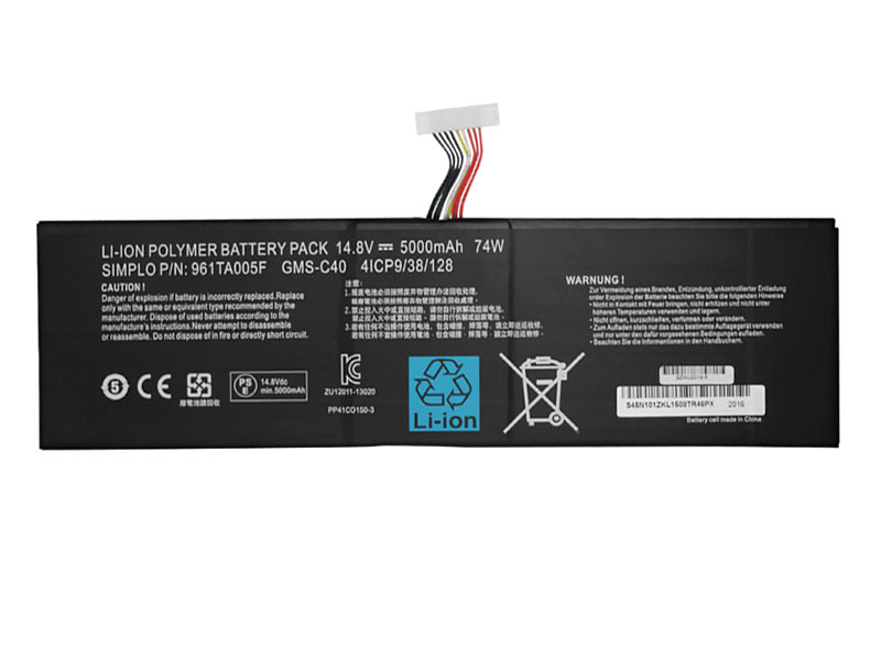 GMS-C40 Battery 961TA005F For Razer RZ09-00991101 RZ09-01171E11 RZ09-00991102 - Click Image to Close